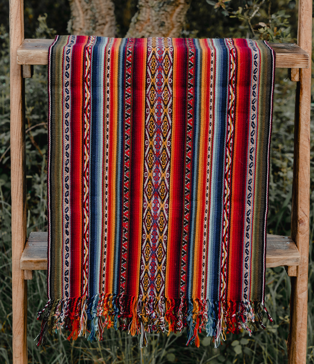 Andean Alpaca Ceremony Scarf/ Altar Cloth - Lenço Cerimonial de Alpaca Andina