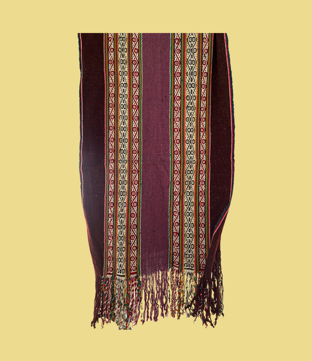 Andean Alpaca Ceremony Scarf/ Altar Cloth - Lenço Cerimonial de Alpaca Andina