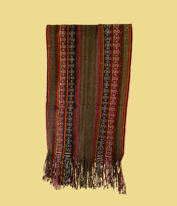 Andean Alpaca Ceremony Scarf/ Altar Cloth